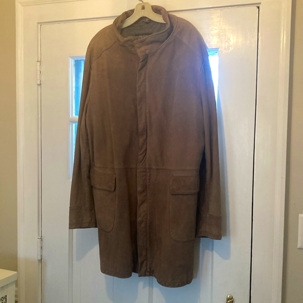Italian leather coat